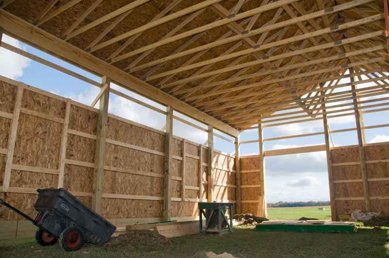 32x40 Pole Barn Shop Man Cave The Garage Journal Board