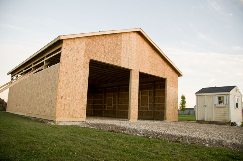 32x40 Pole Barn Shop Man Cave The Garage Journal Board