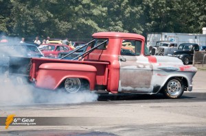 1956 Chevy Pickup Burnout